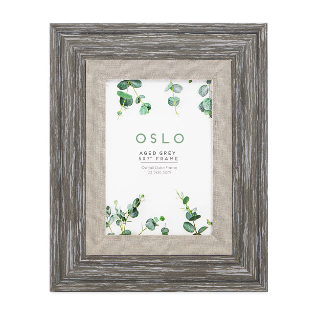 8x10 OSLO AGED GREY Frame 