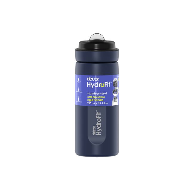 Decor Hydrofit Soft Sip 750ml S/Steel Bottle