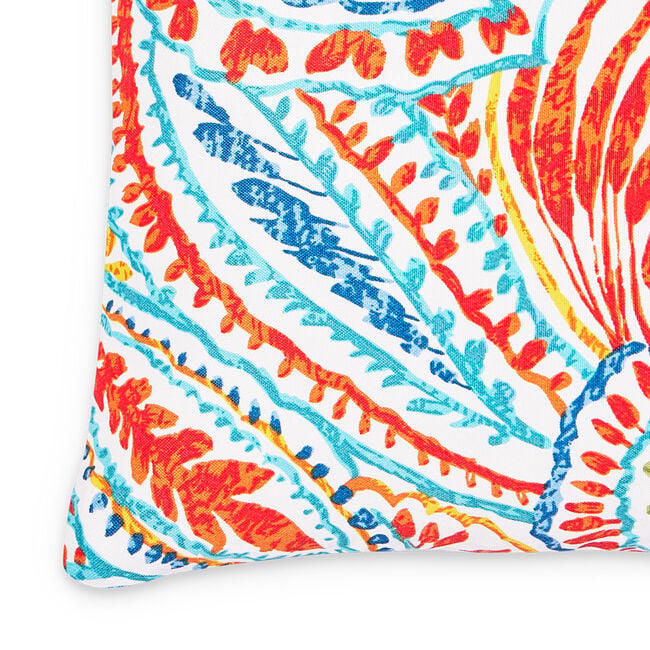 Tropical Print Outdoor Cushion 45cm x 45 - Multi