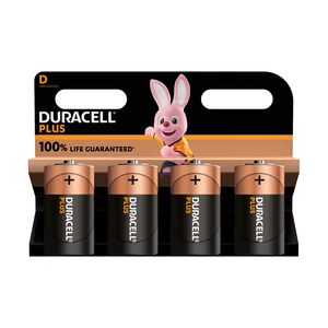 Duracell PLUS D LR20/MN1300 Batteries 4-Pack