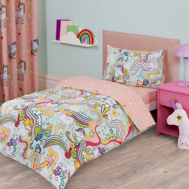 DOUBLE DUVET COVER Groovy Unicorn
