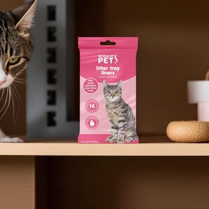 Cat Litter Tray Liners 30 x 70cm - 16 Pack