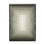 BOUCLE FRAME GREEN 140X200cm Rug
