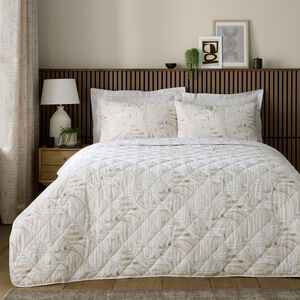 Olivia Linear Bedspread 200cm x 220cm - Natural