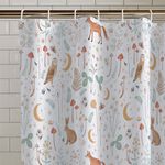 CATHERINE LANSFIELD ENCHANTED TWILIGHT WHITE Shower Curtain 