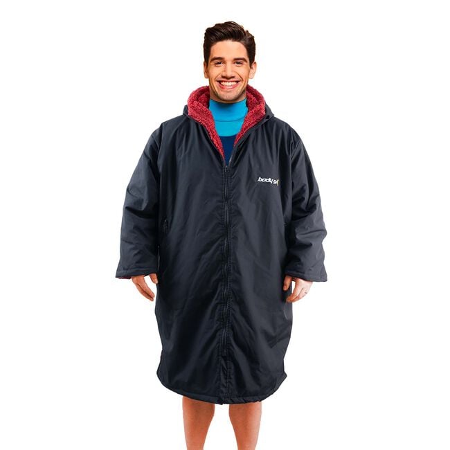 Body Go Waterproof Changing Robe Red & Black