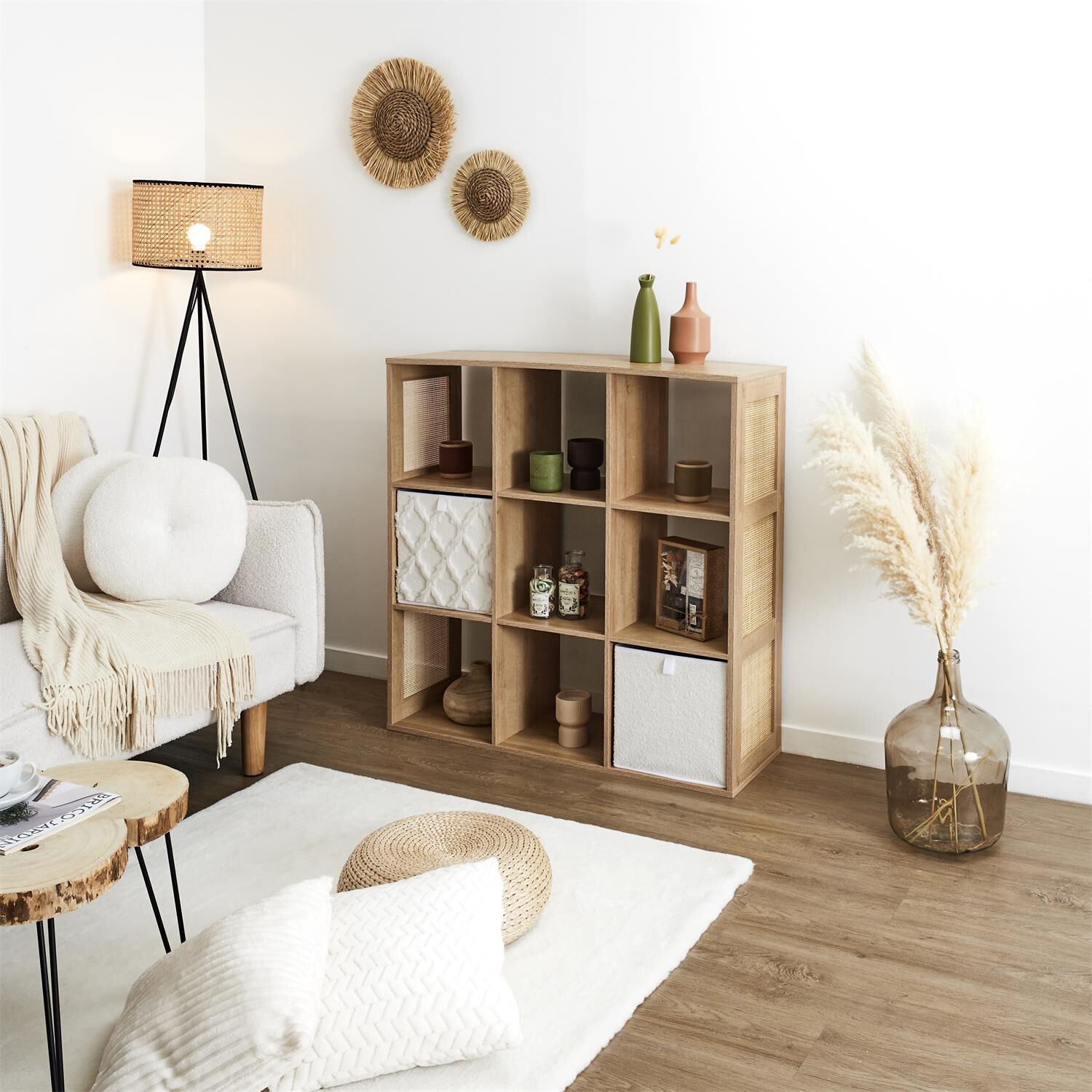 Bali Modular Storage Unit - 9 Compartment - Home Store + More