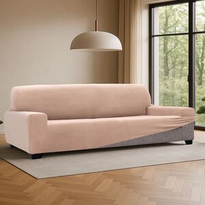 REGAL MILLS EASYSTRETCH CREAMA NATURAL 4 Seater Sofa Cover