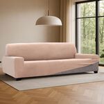 REGAL MILLS EASYSTRETCH CREAMA NATURAL 4 Seater Sofa Cover