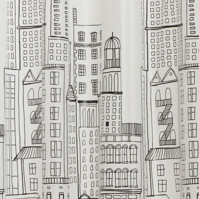 PEVA City Scape Multi Shower Curtain