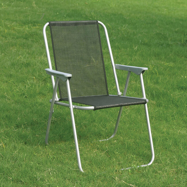 Black Folding Camping Chair