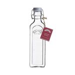 KILNER SQUARE WIDE MOUTH .6L Cliptop Bottle
