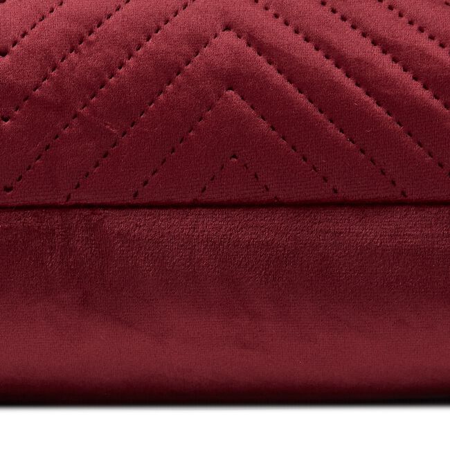TRIANGLE STITCH MARSALA 45X45 Cushion