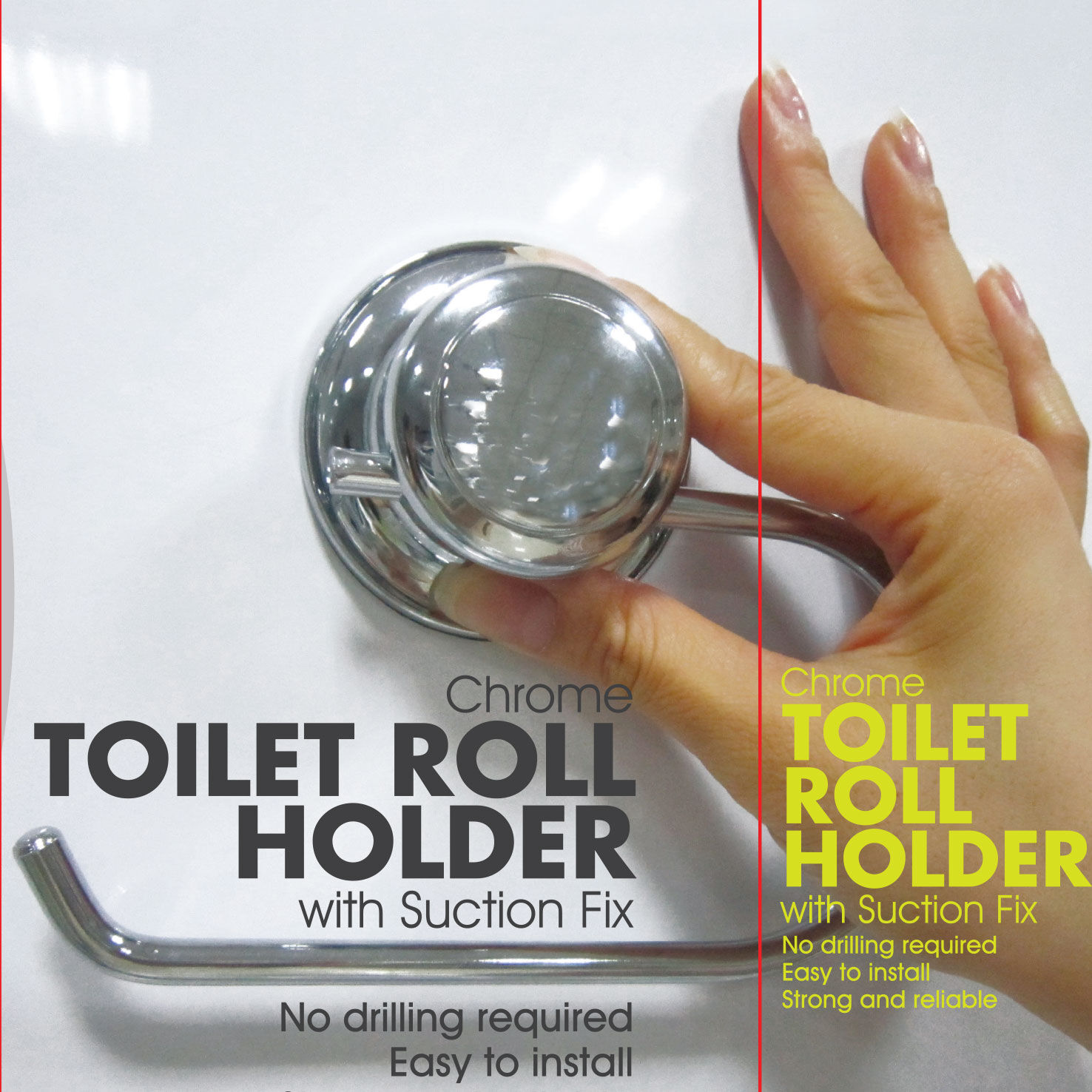 Chrome toilet brush and toilet roll holder hotsell