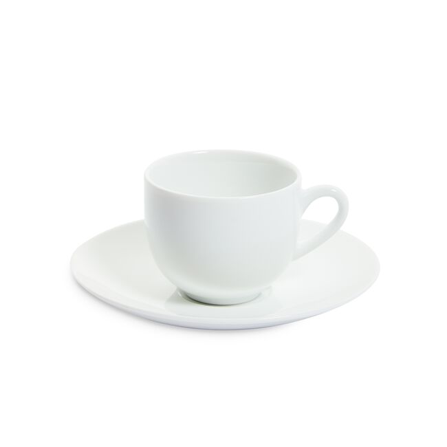 Abney & Croft White Espresso Cup & Saucer