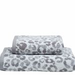 FUSION ANIMAL PRINT GREY 50x90cm Hand Towel  