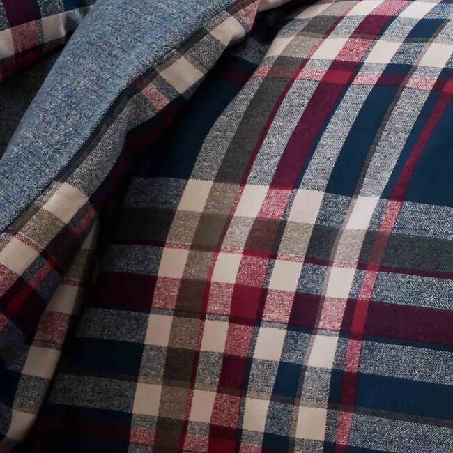 SINGLE DUVET COVER Brushed Cotton Matthews Check