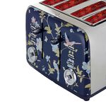 Laura Ashley Elveden Navy 4 Slice Toaster
