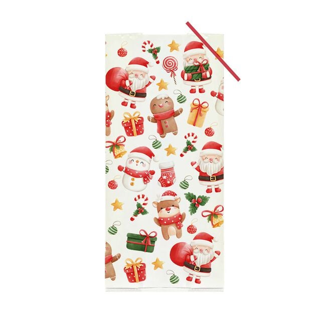 Santa & Friends 20 Cello Treat Bags