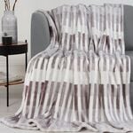 Ruane Plush Interlocking Stripes Throw 150 x 200cm