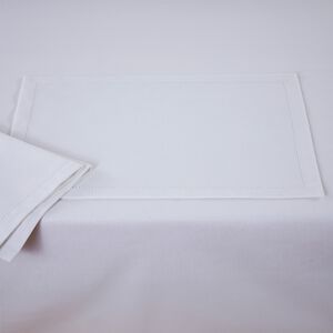Dobby Stitch White 2PK Placemat