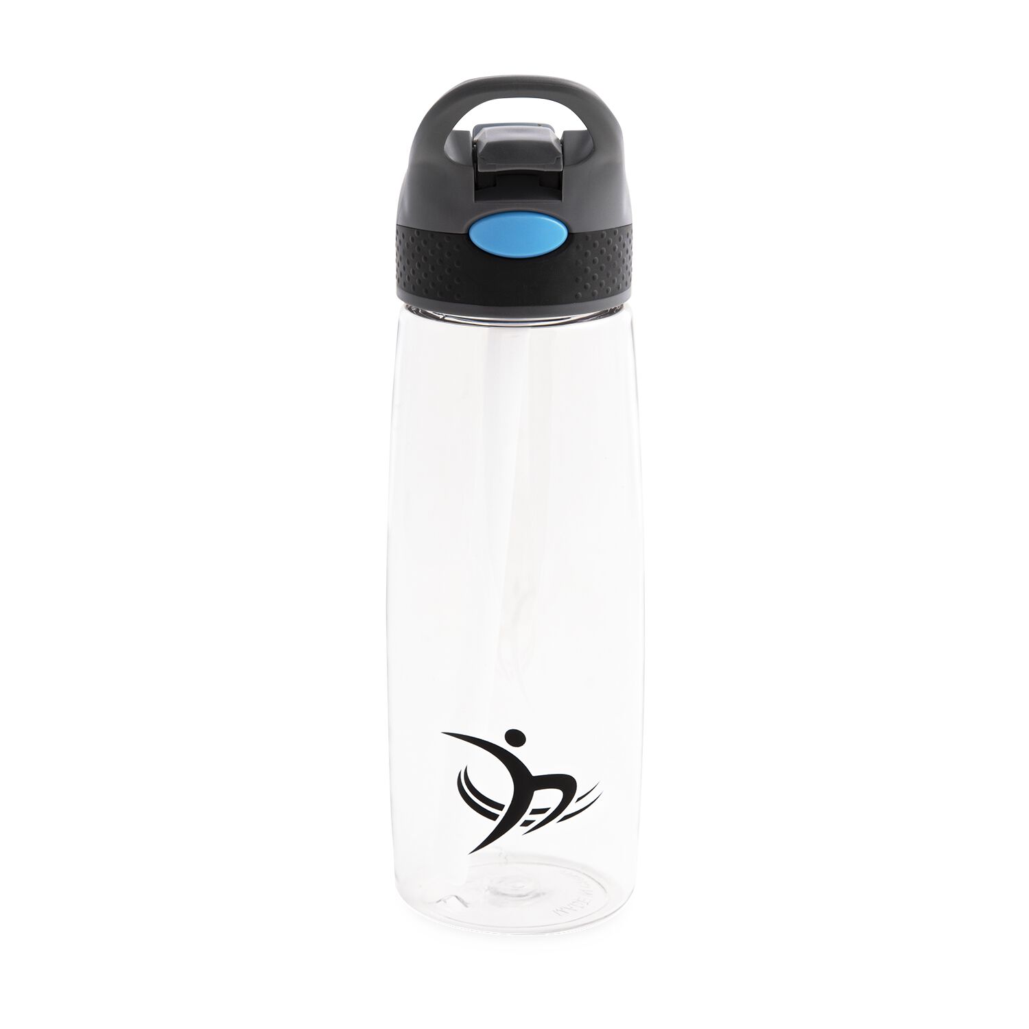 Clear flask water bottle cheap