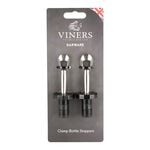 Viners Barware 2pc Clamp Bottle Stopper