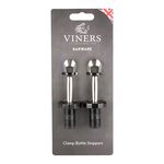 Viners Barware 2pc Clamp Bottle Stopper