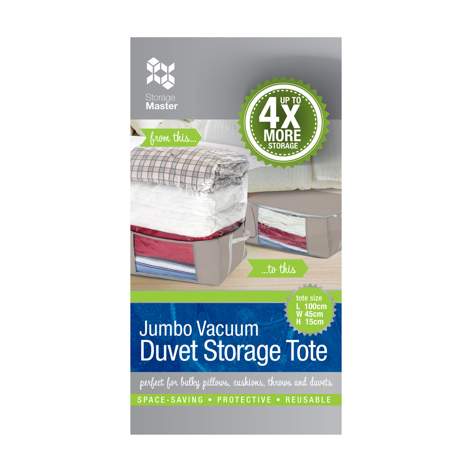 Vacuum storage on sale bags for duvets