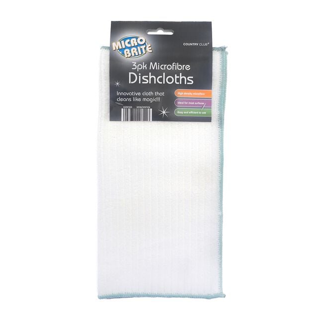 Ribbed 3pk Dish Cloths