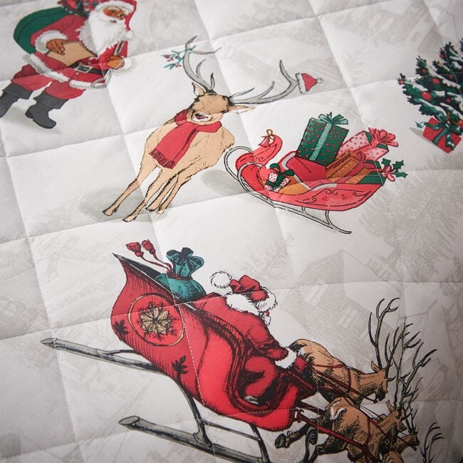 Christmas Scene Bedspread 200cm x 220cm