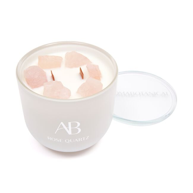 Aromabotanical Crystal Rose Quartz 2 Wood Wick 