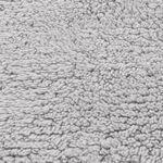 2 Piece Cotton Plain Dye Dove Grey Bathroom Set