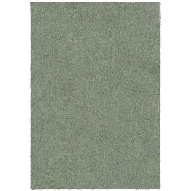 FLUFFY WASHABLE SAGE 160x230cm Rug