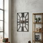 Ava 70cm Clock - Black 