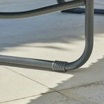 Black Folding Sun Lounger