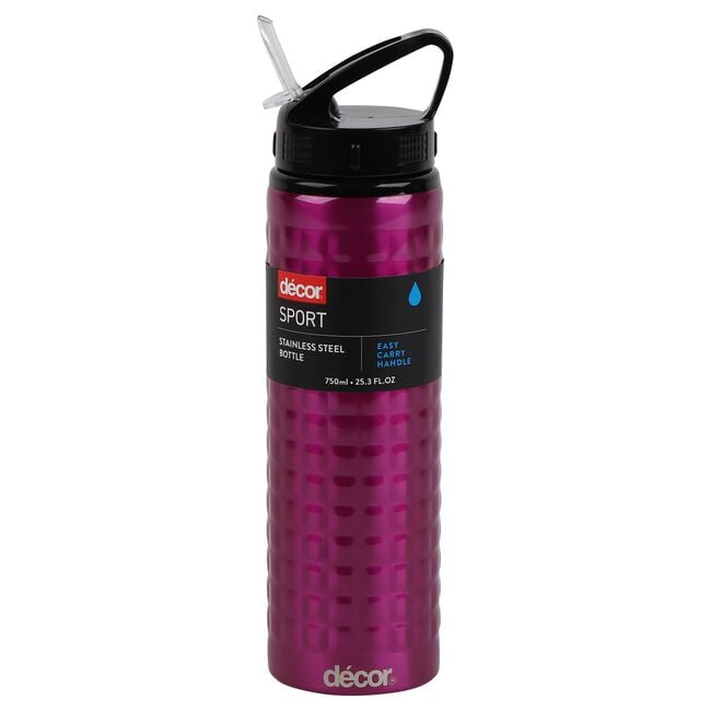 Decor Stippled 750ml Stainless Steel Water Bottle