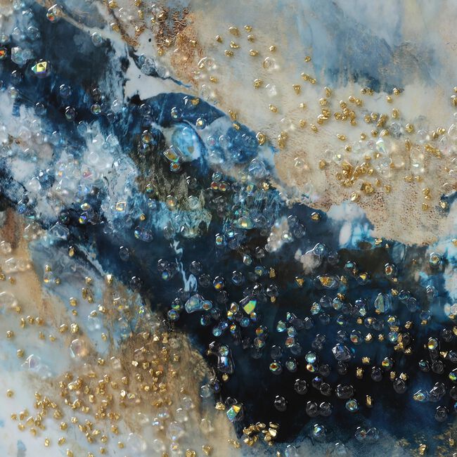 Coastal Breeze Jewelled Wall Art - 49cm x 59cm