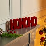 Hohoho Red Velvet Christmas Decoration