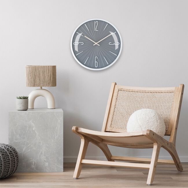 Charlotte Grey Clock 33cm 