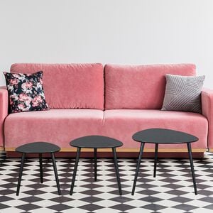 Newport Set of 3 Tables - Black