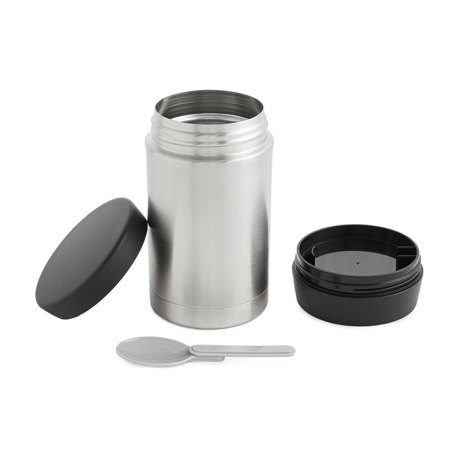 Stainless Steel Soup Thermos, 500ml Portable Large Lunch Thermos Cup with  Spoon
