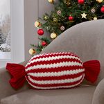 Candy Shaped Christmas Cushion