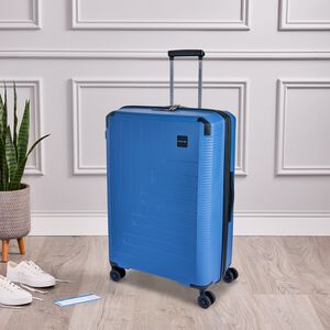 Large Lightweight Hardshell Luggage - Dusty Blue