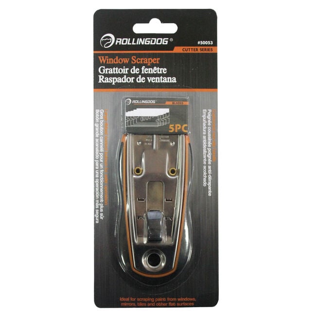 Rolling Dog Window Scraper