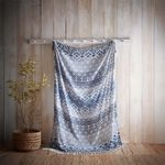 Appletree Hygge Sakari Blue 130cm x 180cm Throw