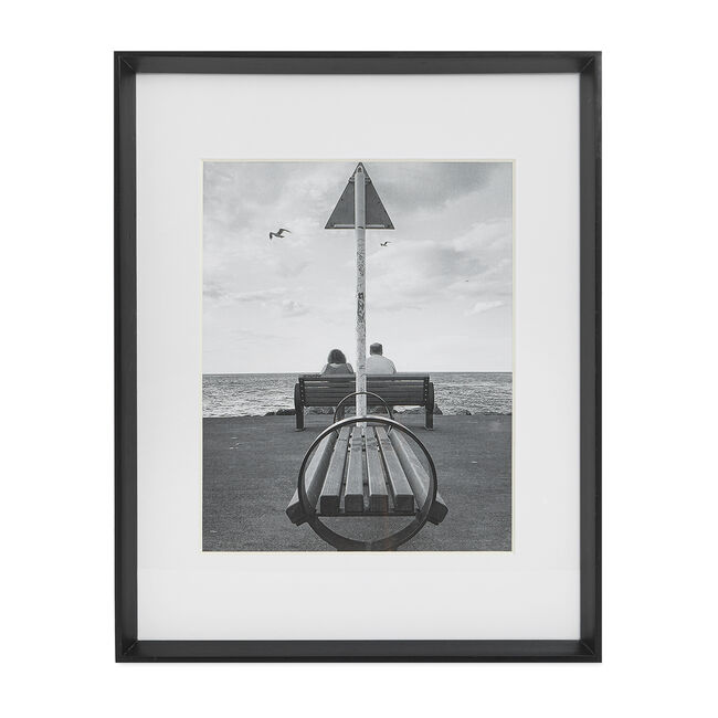 5x7" REINE BLACK Wood Bevelled Frame