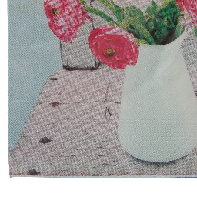 Flower Vase Napkins 20 Pack
