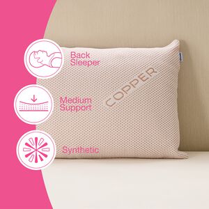 Silentnight Well-Being Copper Pillow