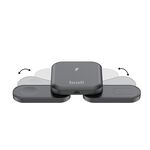Budi Black 3 in 1 Foldable Wireless Charger 20W